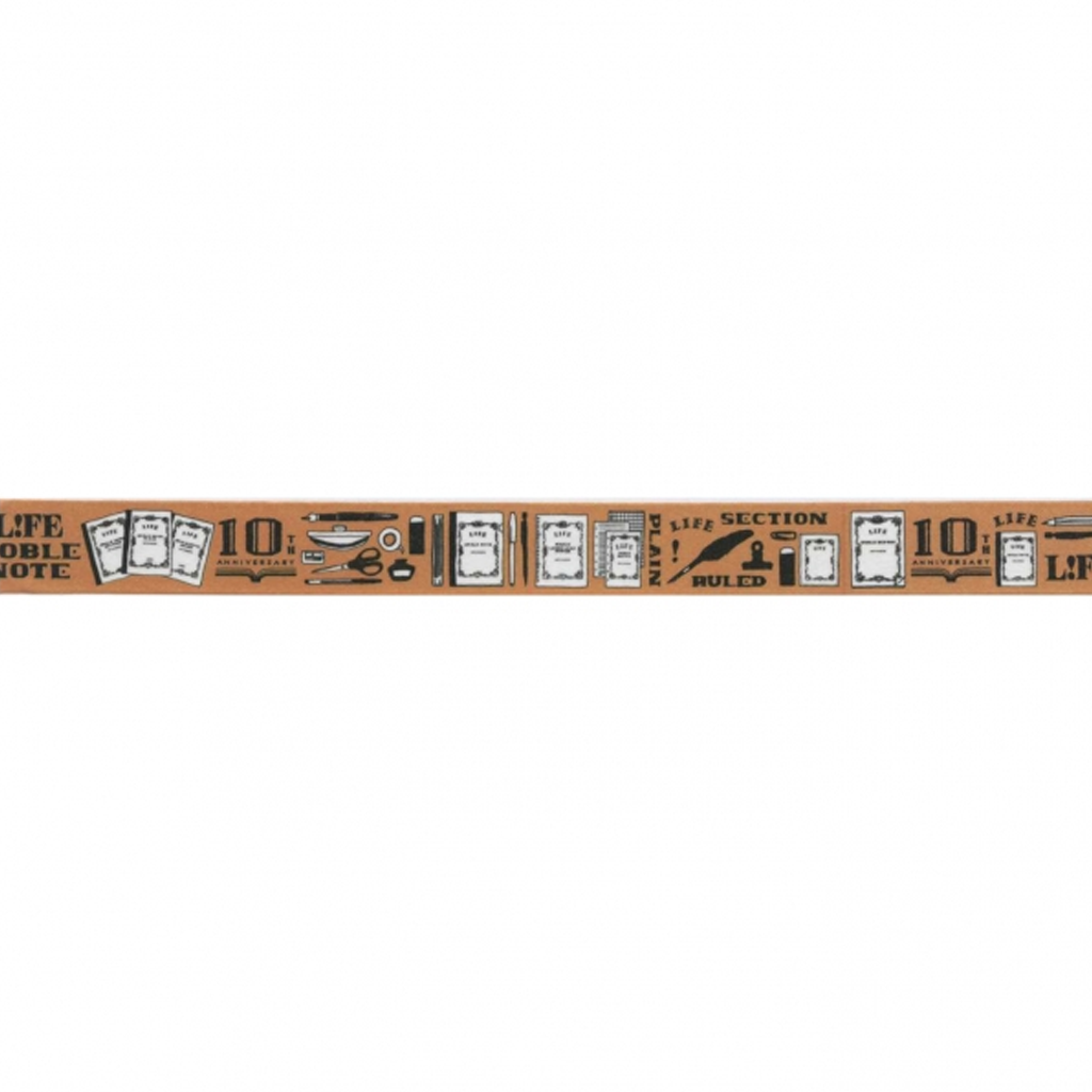 Noble Note 10th Anniversary Limited Masking Tape Tobacco