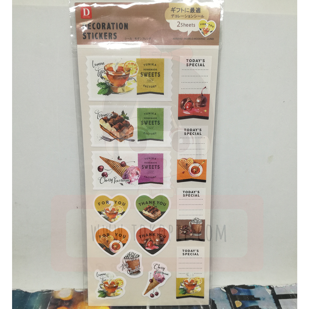 Today&#39;s Special Decoration Sticker