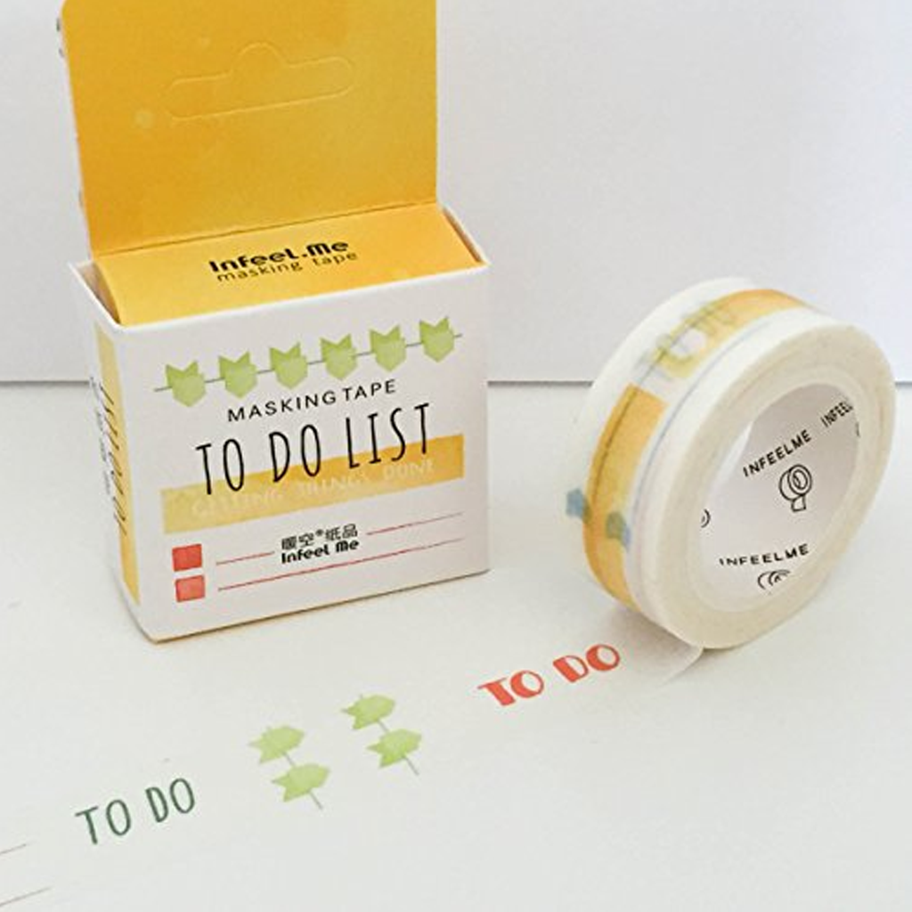 Infeel.me Masking Tape - To Do List