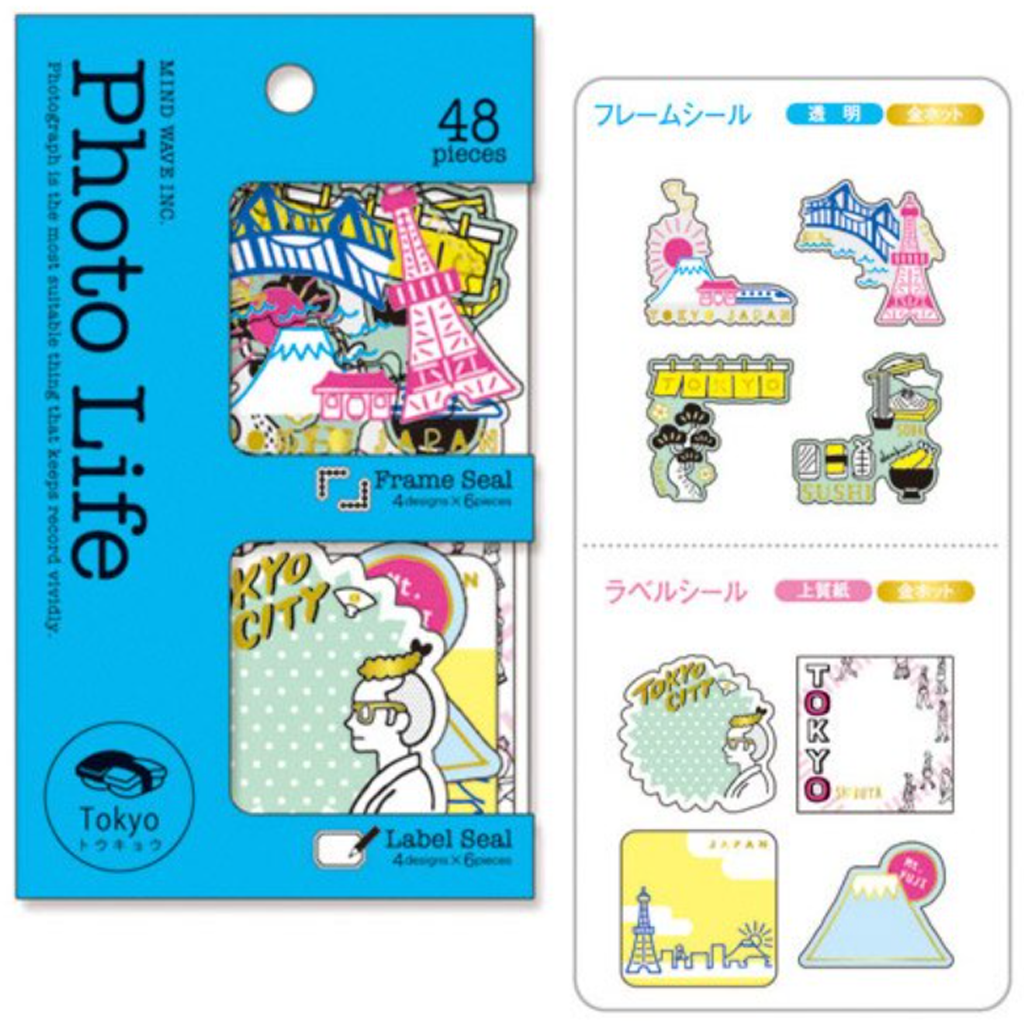 Mind Wave Photo Life Birthday Theme Tokyo Flake Sticker