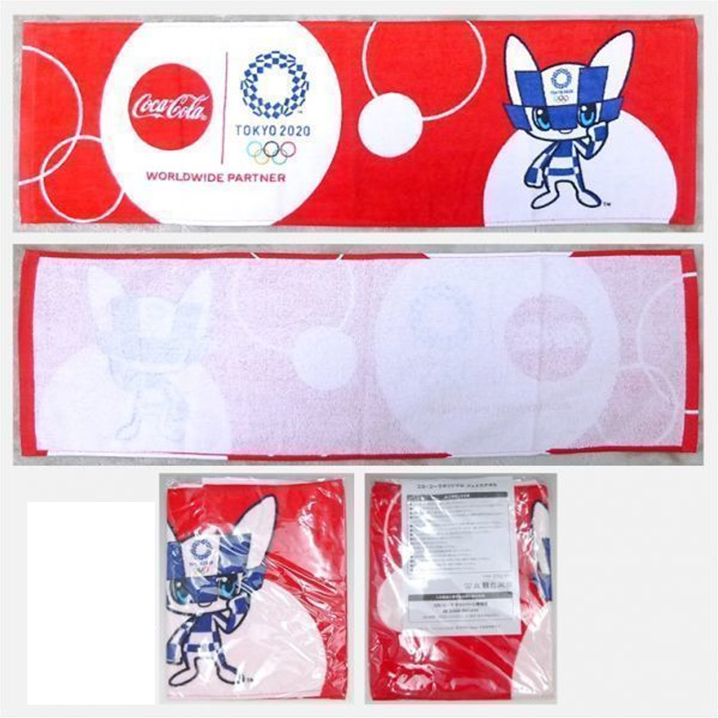 Coca-Cola Original Face Towel Tokyo Olympics 2020 Edition