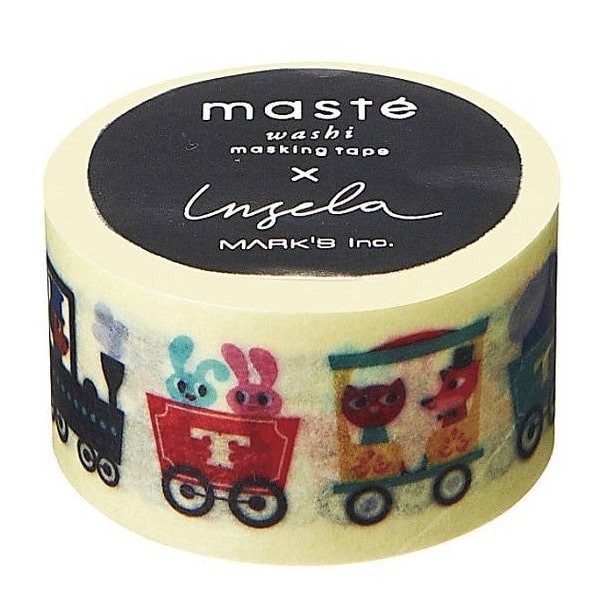 Maste X Ingela Masking Tape - Train