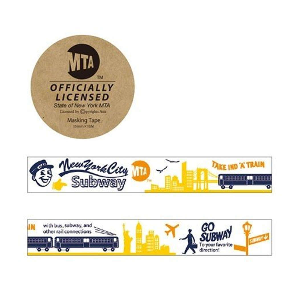 Greenflash Masking Tape - MTA Train