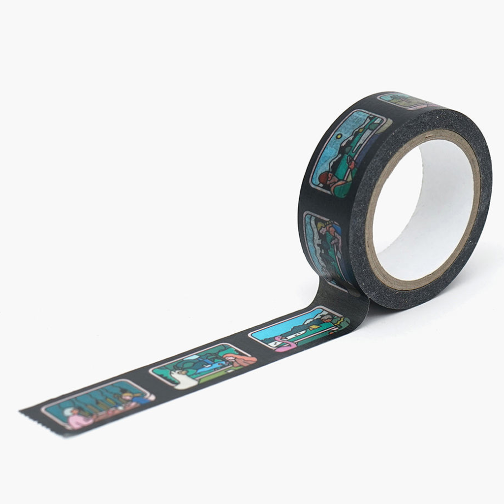 Zero Per Zero Masking Tape - Train Trip