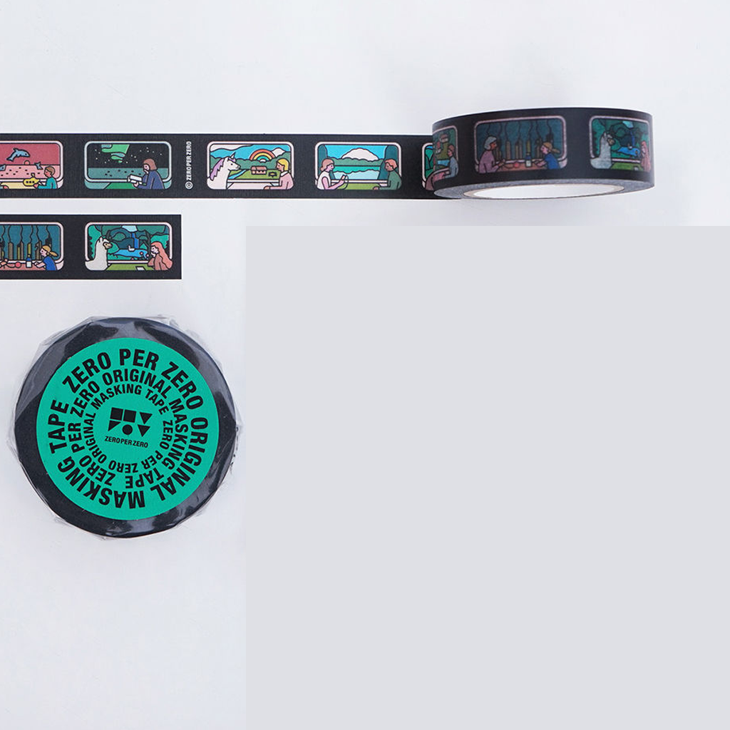 Zero Per Zero Masking Tape - Train Trip