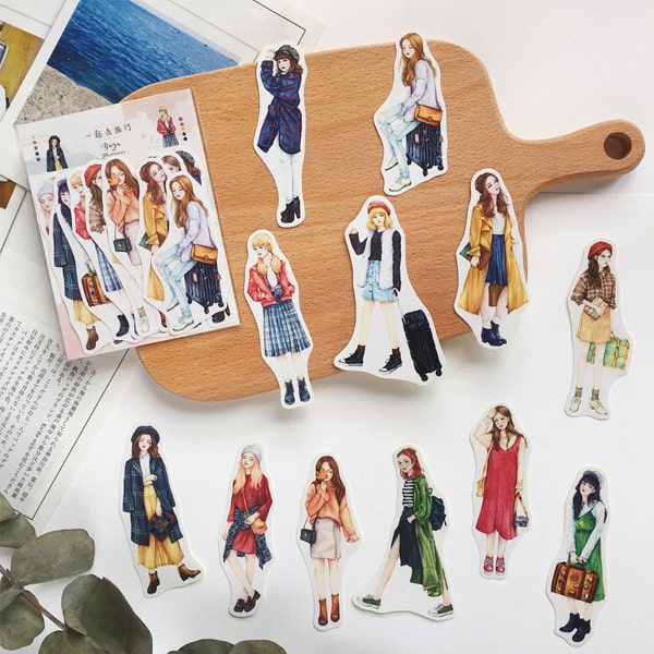 Yuyu Dream Flake Sticker - Travel Together