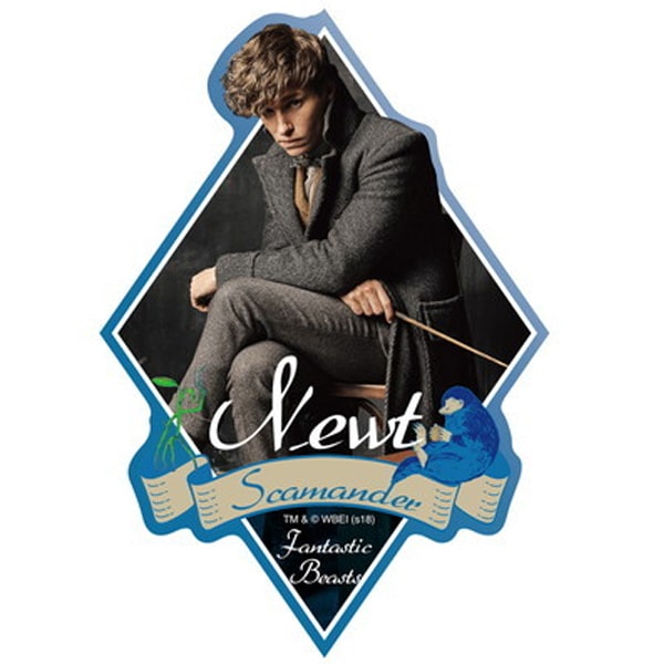 Fantastic Beast Travel Sticker - Newt Scamander - tokopie