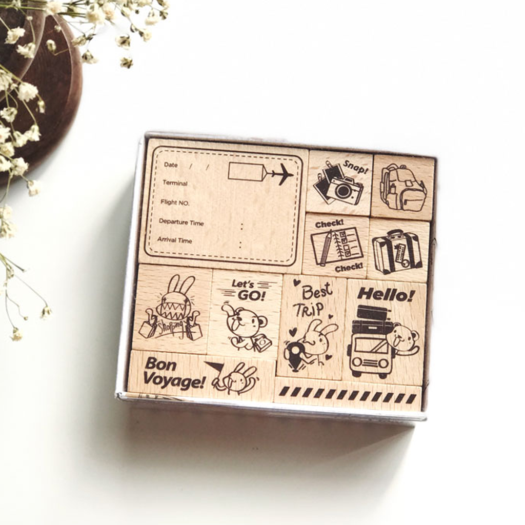 Micia X Foufou Life Stamp Set Travel