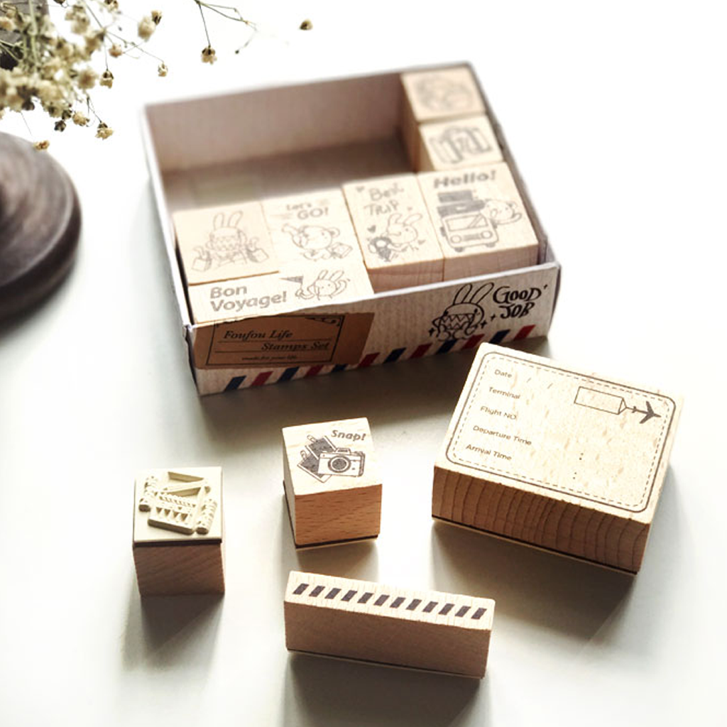 Micia X Foufou Life Stamp Set Travel