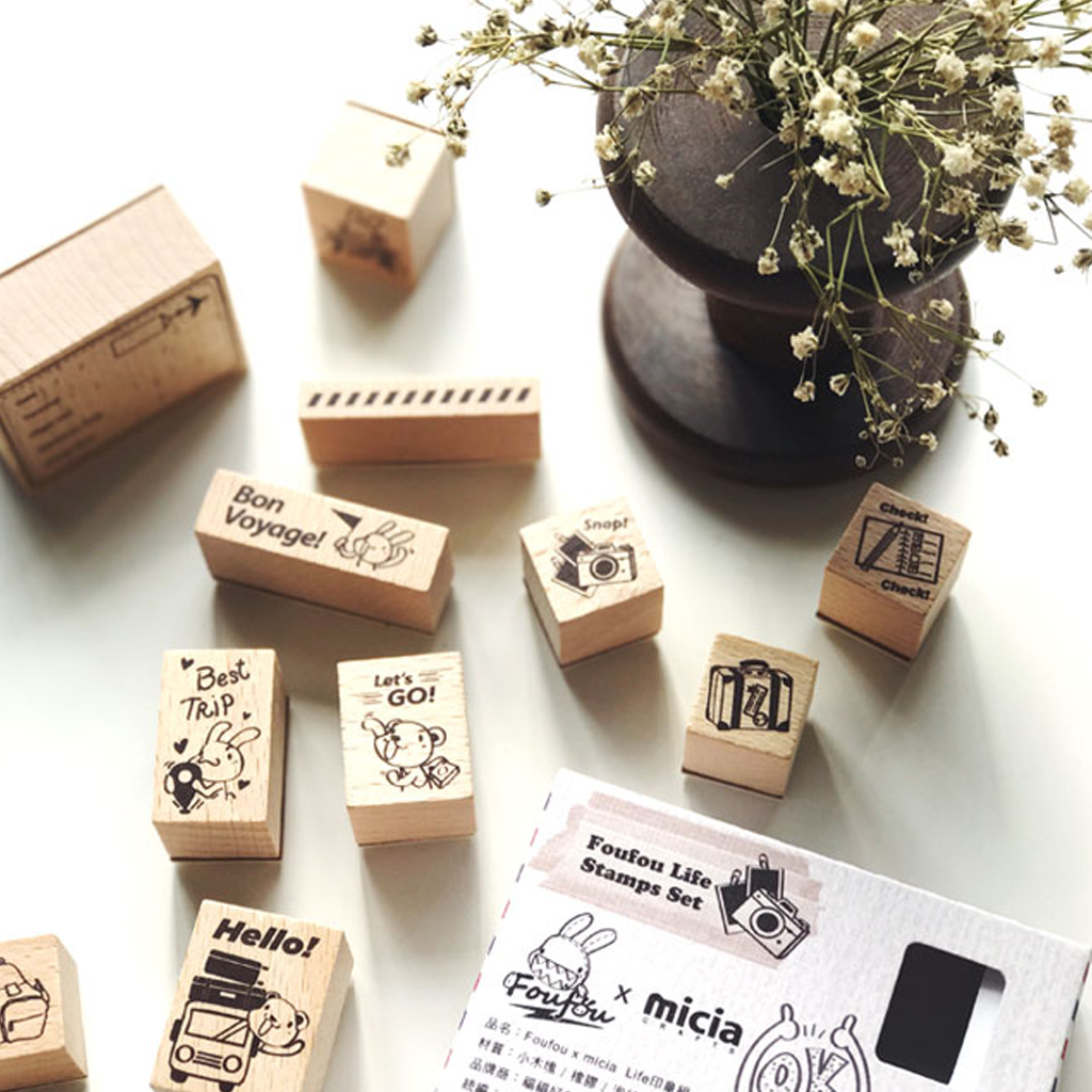 Micia X Foufou Life Stamp Set Travel