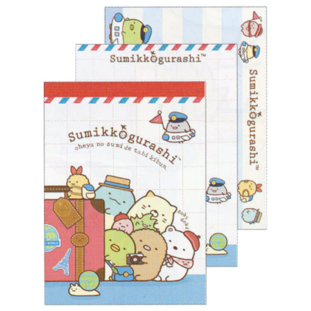 San-X Sumikko Gurashi Travel Pattern Memo Pad