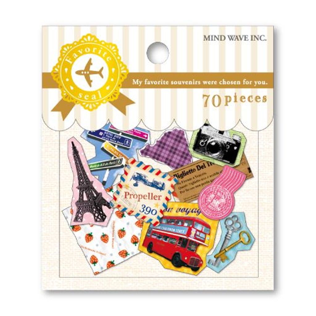 Mind Wave Flake Sticker - Favorite Seal Travel