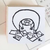 36 Sublo Rubber Stamp - Mr. Postman Turning His hips