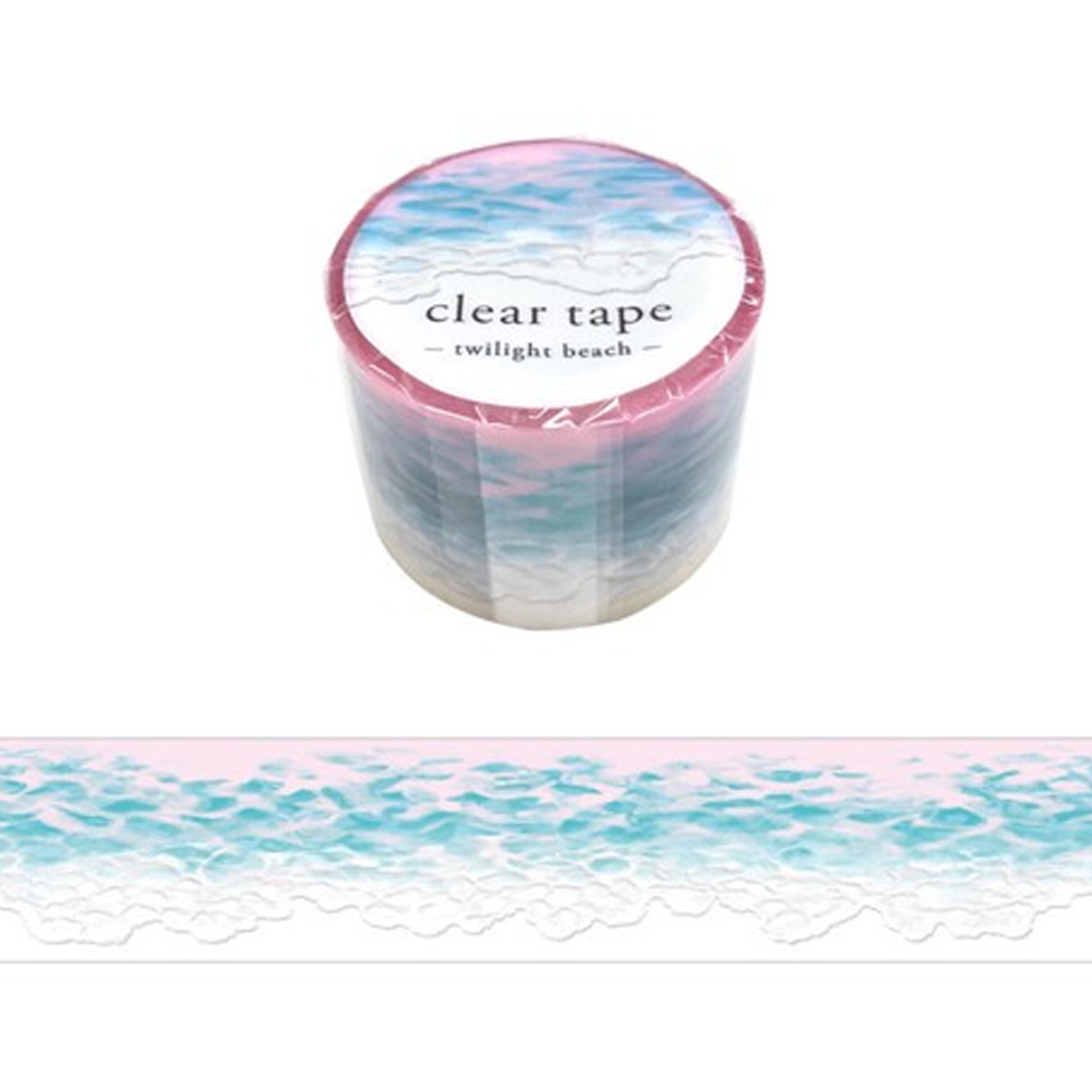 Mind Wave Clear Tape Masking Tape - Twilight Beach