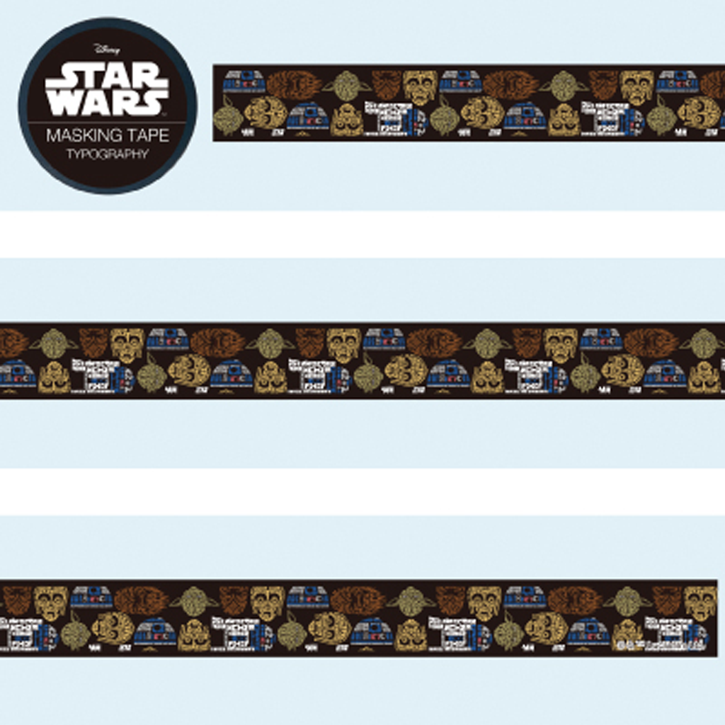 Disney Star Wars Masking Tape Typography