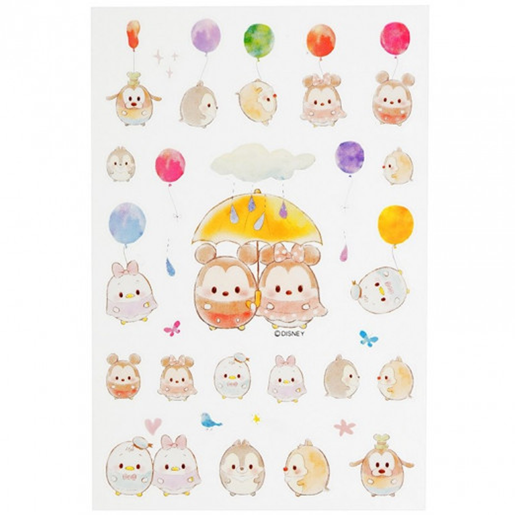 Japan Disney Ufufy Sticker - Mickey &amp; Friends
