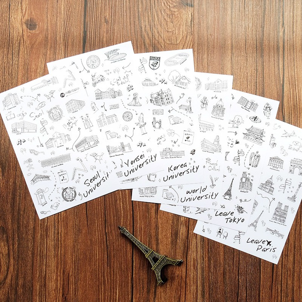 Seoul University Deco Stickers