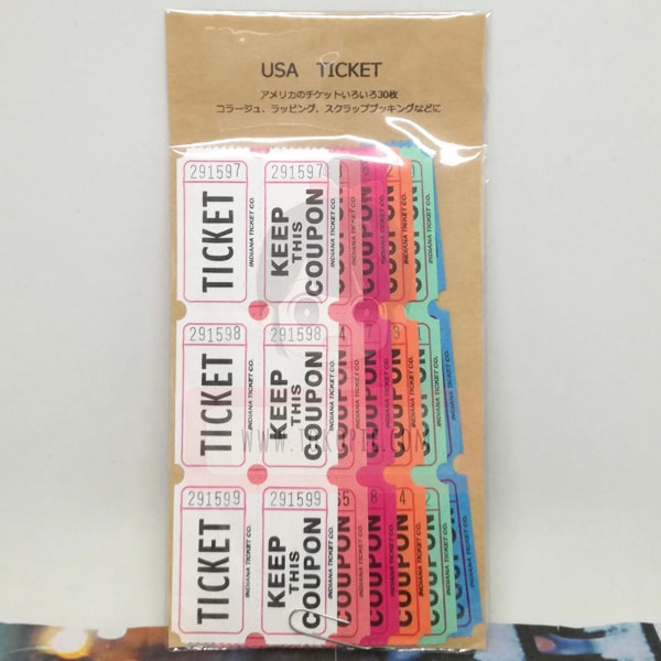 Vintage USA Ticket B