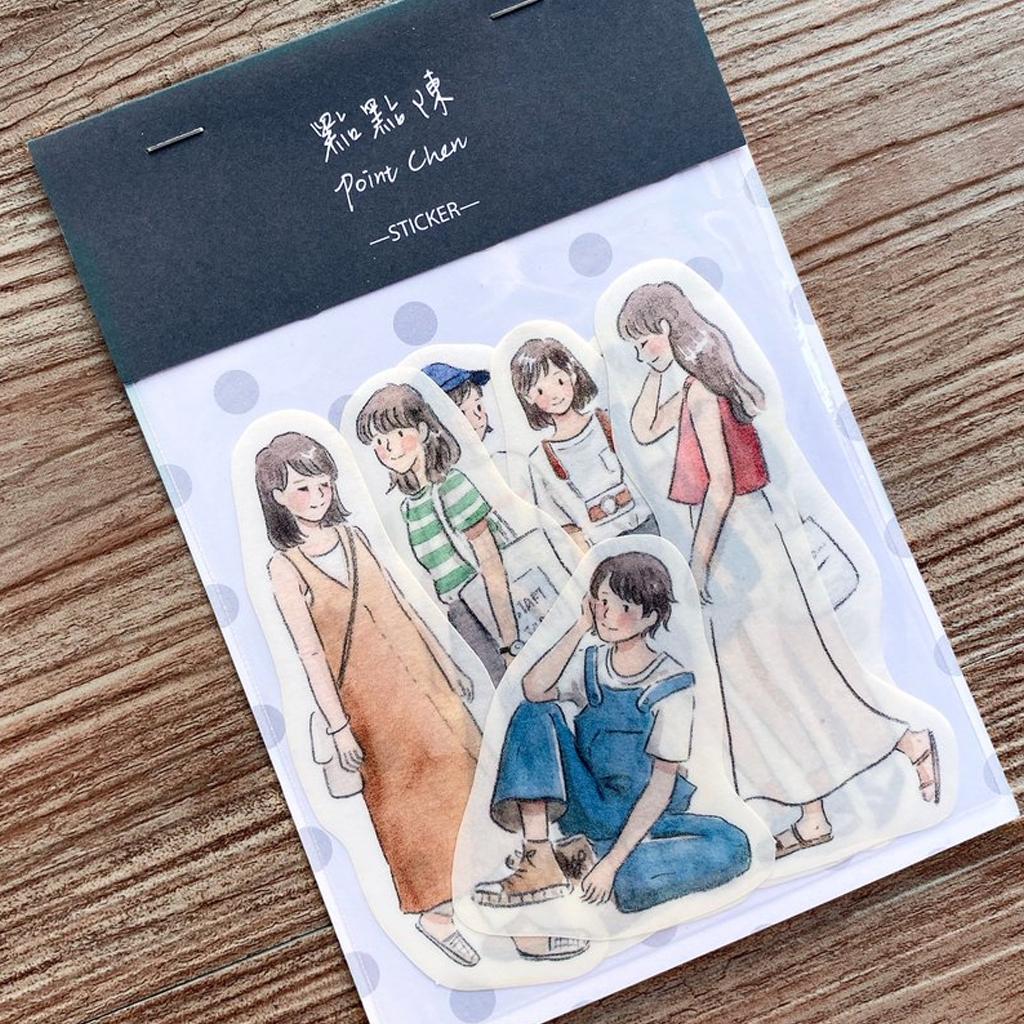 Point Chen Flake Sticker - Usual Day