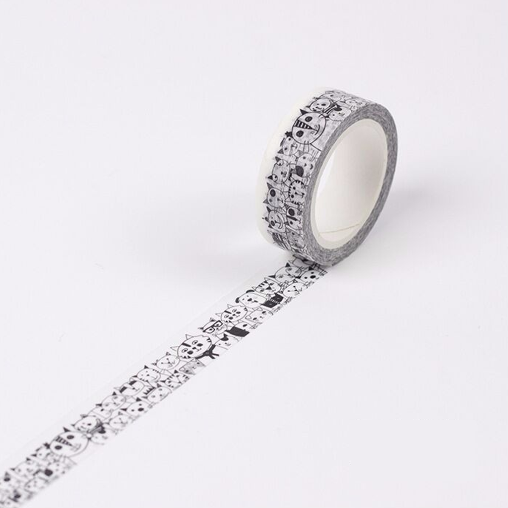 Twilight Masking Tape - Variety Of Cats