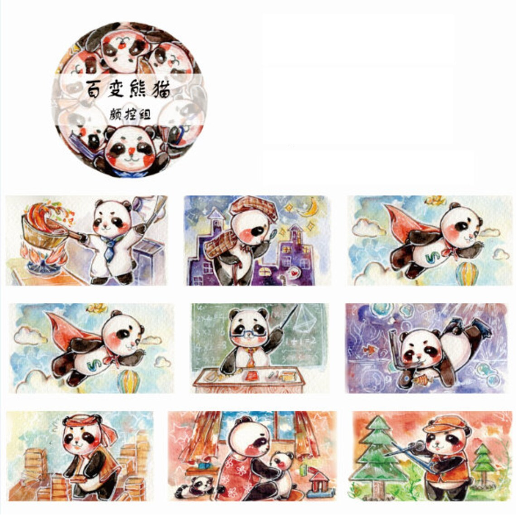 Various Panda Masking Tape