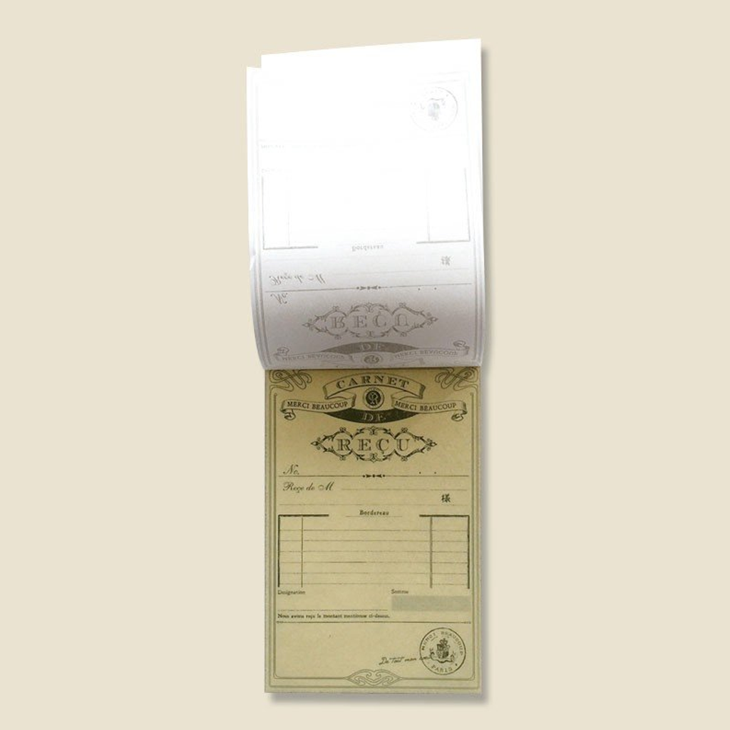 Vintage Vertical Receipt Paper