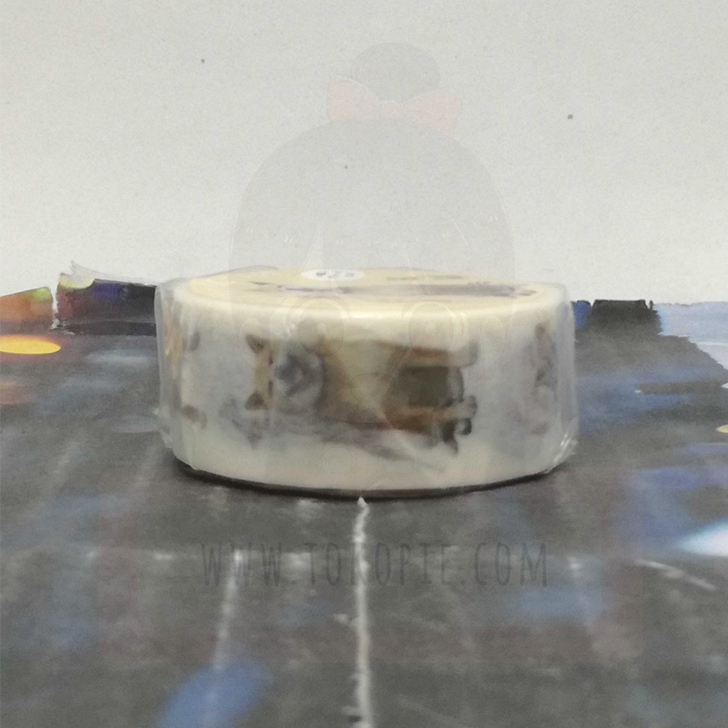 Japanese Shiba Inu Masking Tape Vertically Staggered