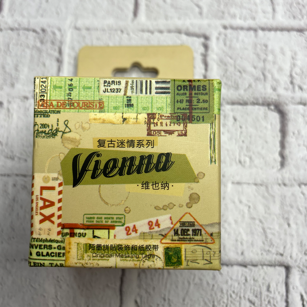 Mo. Card Masking Tape Retro Enthusiasm Series Vienna
