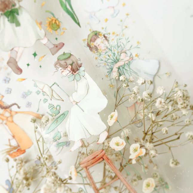 Wing Happy Little Girl 100cm PET Sampler