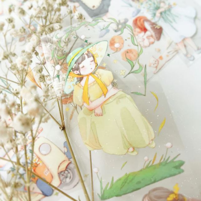 Wing Happy Little Girl 100cm PET Sampler