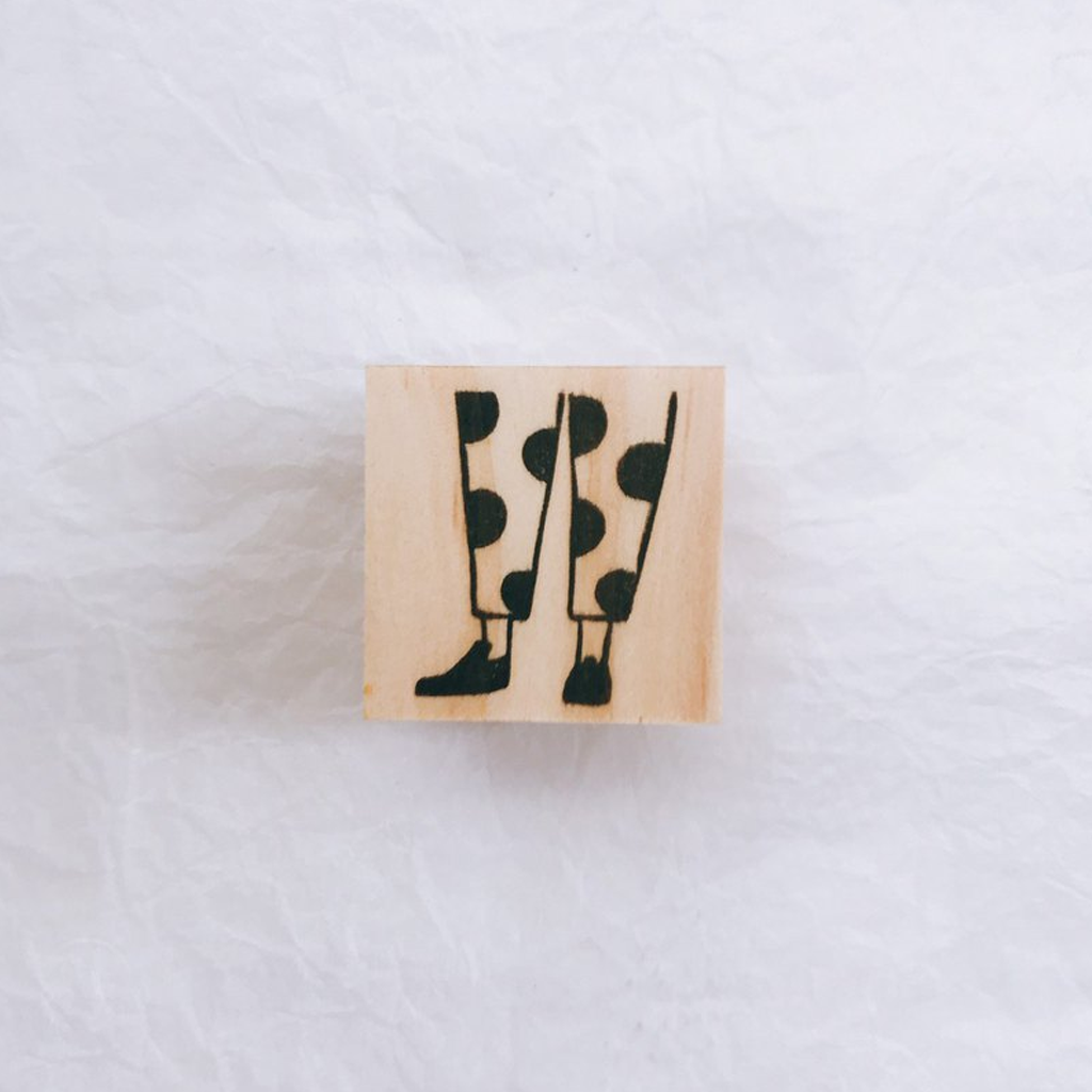 Gai Na Rubber Stamp - Walking Series 001