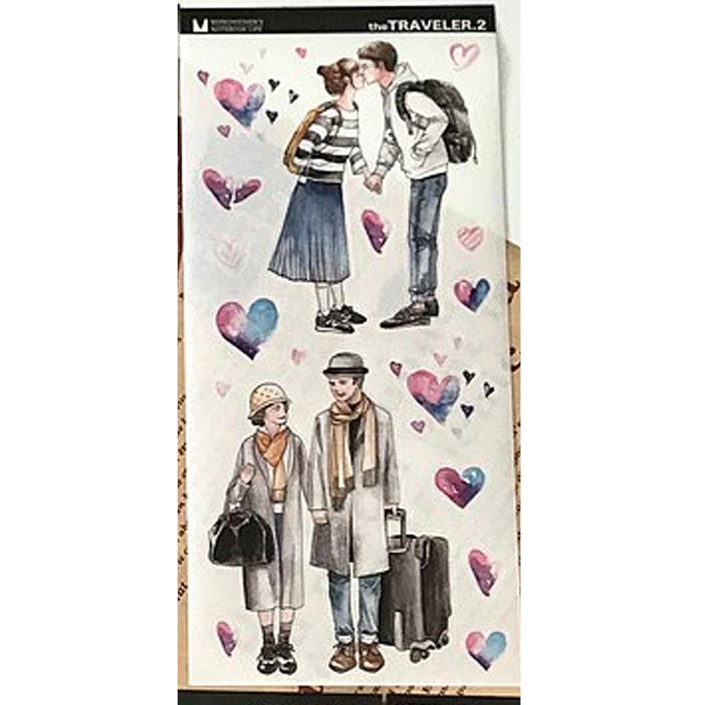 Monchiichen Sticker - The Traveler 2