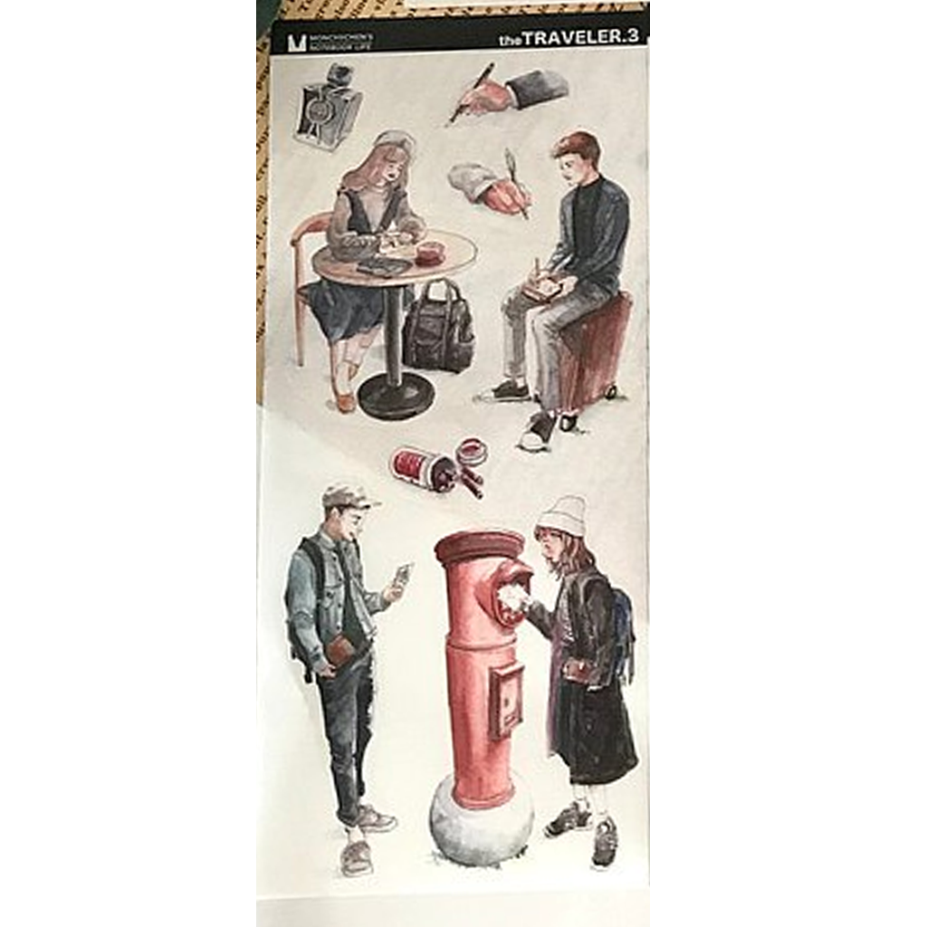 Monchiichen Sticker - The Traveler 3