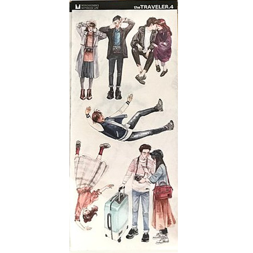 Monchiichen Sticker - The Traveler 4