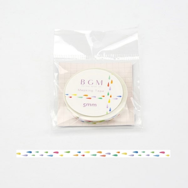 BGM Masking Tape Watercolor
