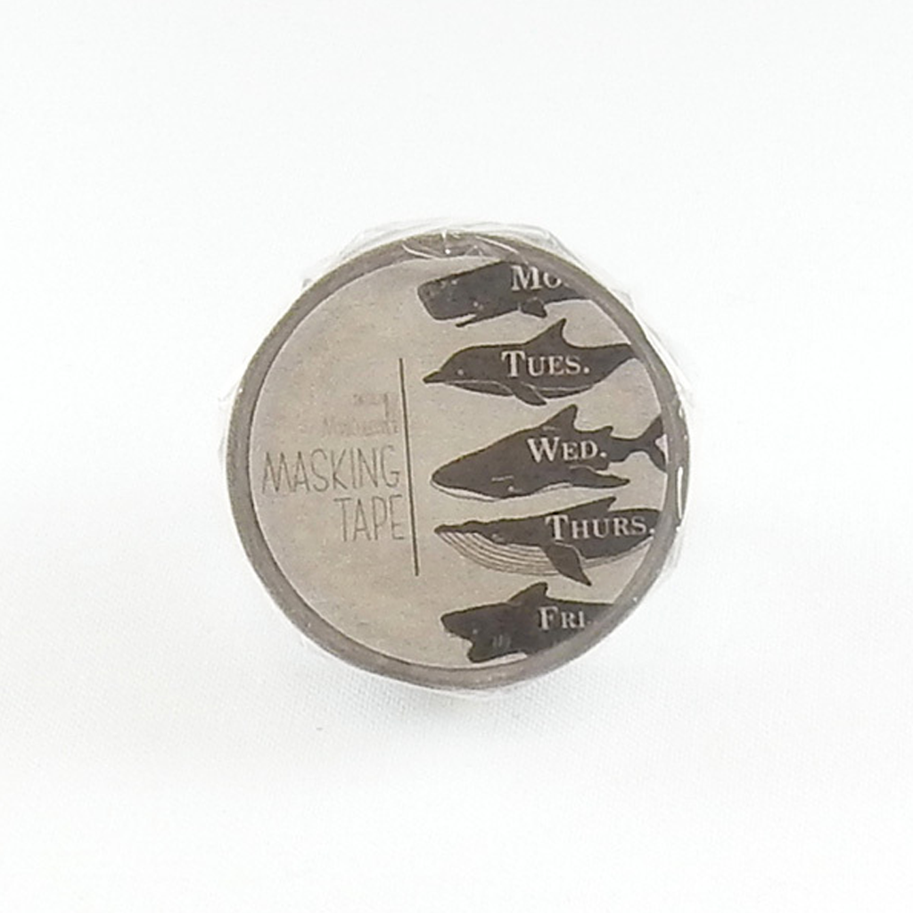Round Top MiriKulo:rer Masking Tape - Week