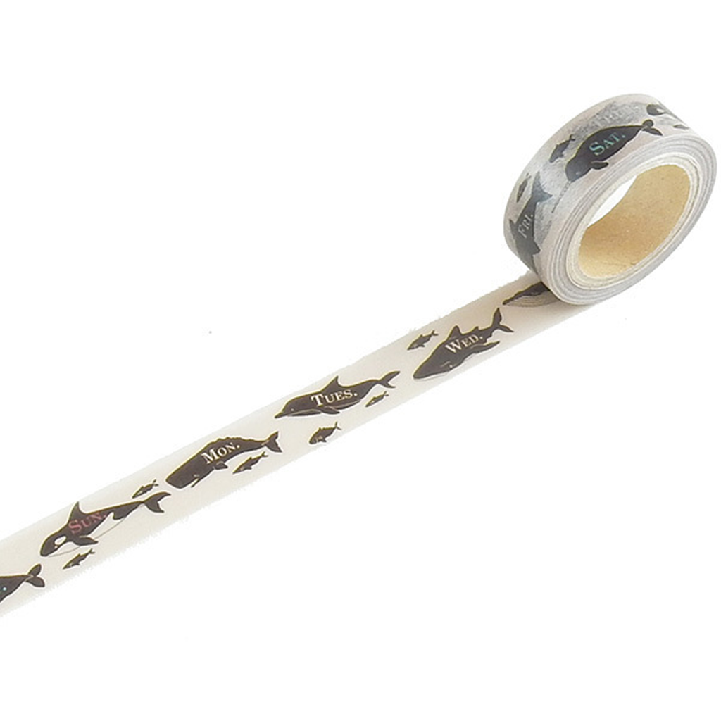 Round Top MiriKulo:rer Masking Tape - Week