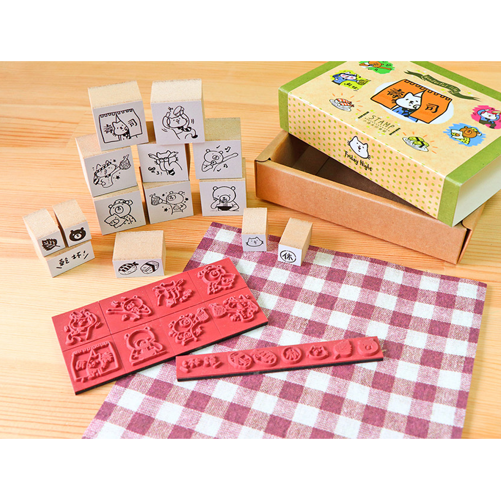 Micia Small Weekend Slip Stamp Set