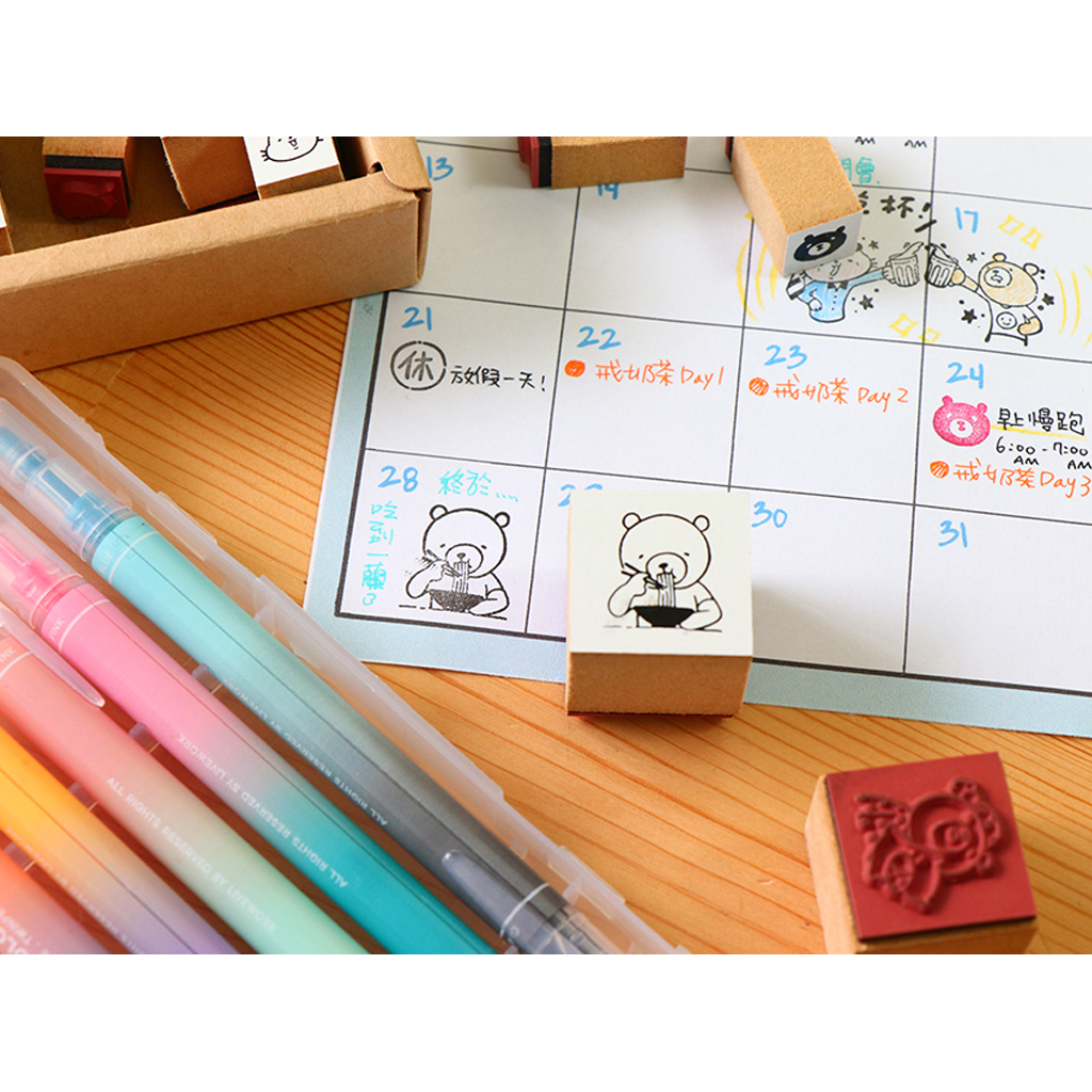 Micia Small Weekend Slip Stamp Set