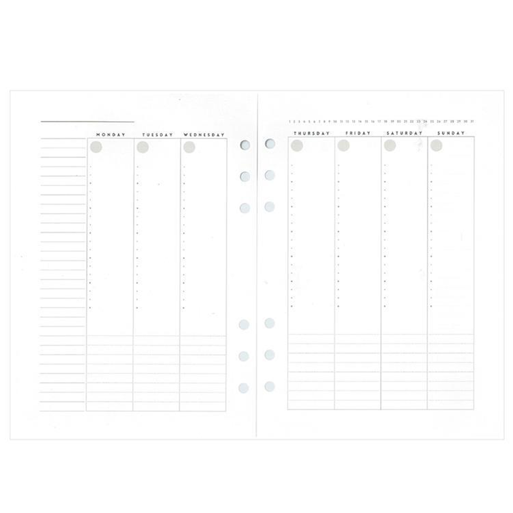 Mark&#39;s Refill For Personal Organizer Weekly Vertical A5 No Date