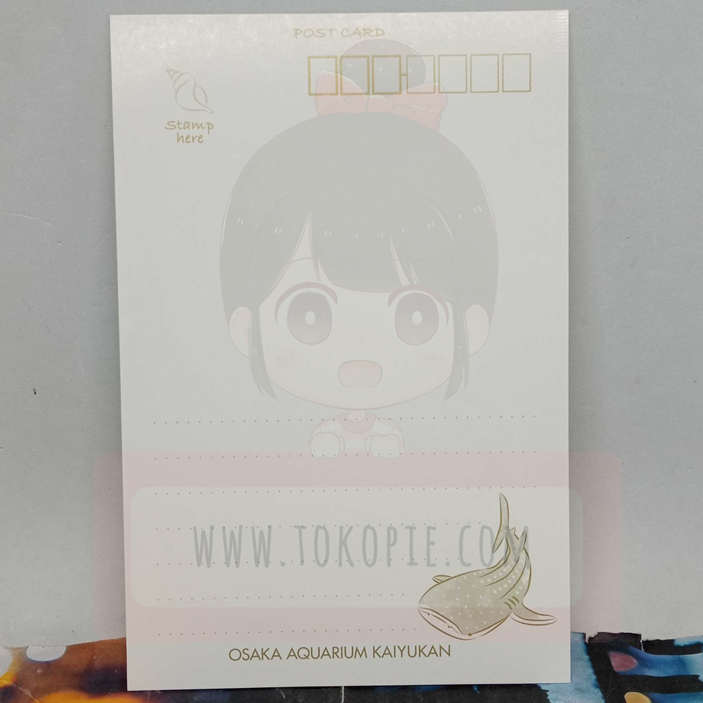 Osaka Aquarium Kaiyukan Whale Postcard
