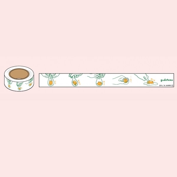 Tokyu Hands X Gudetama Masking Tape White