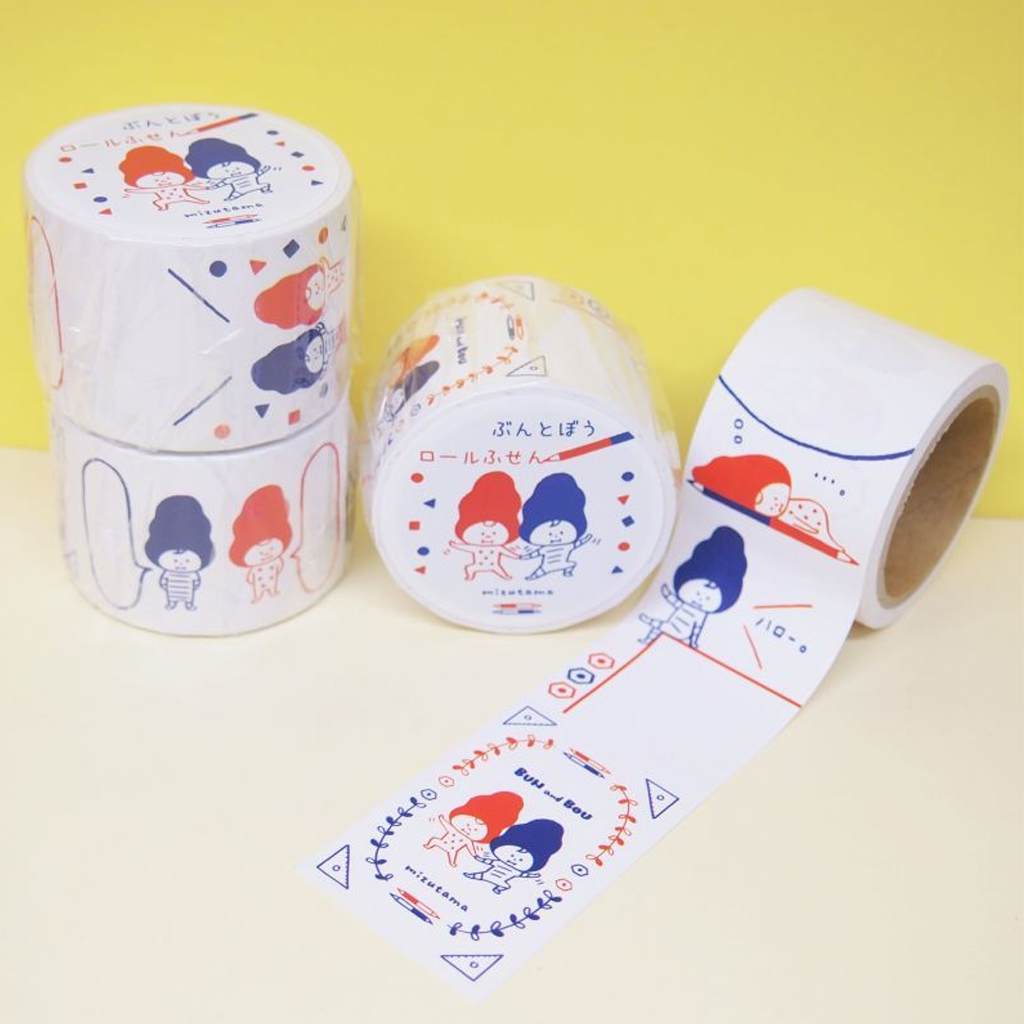 Mizutama Buntobo Roll Sticky Note White