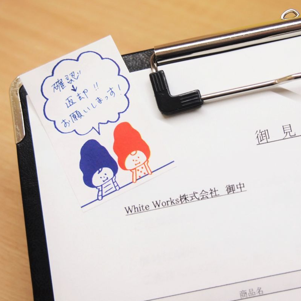 Mizutama Buntobo Roll Sticky Note White