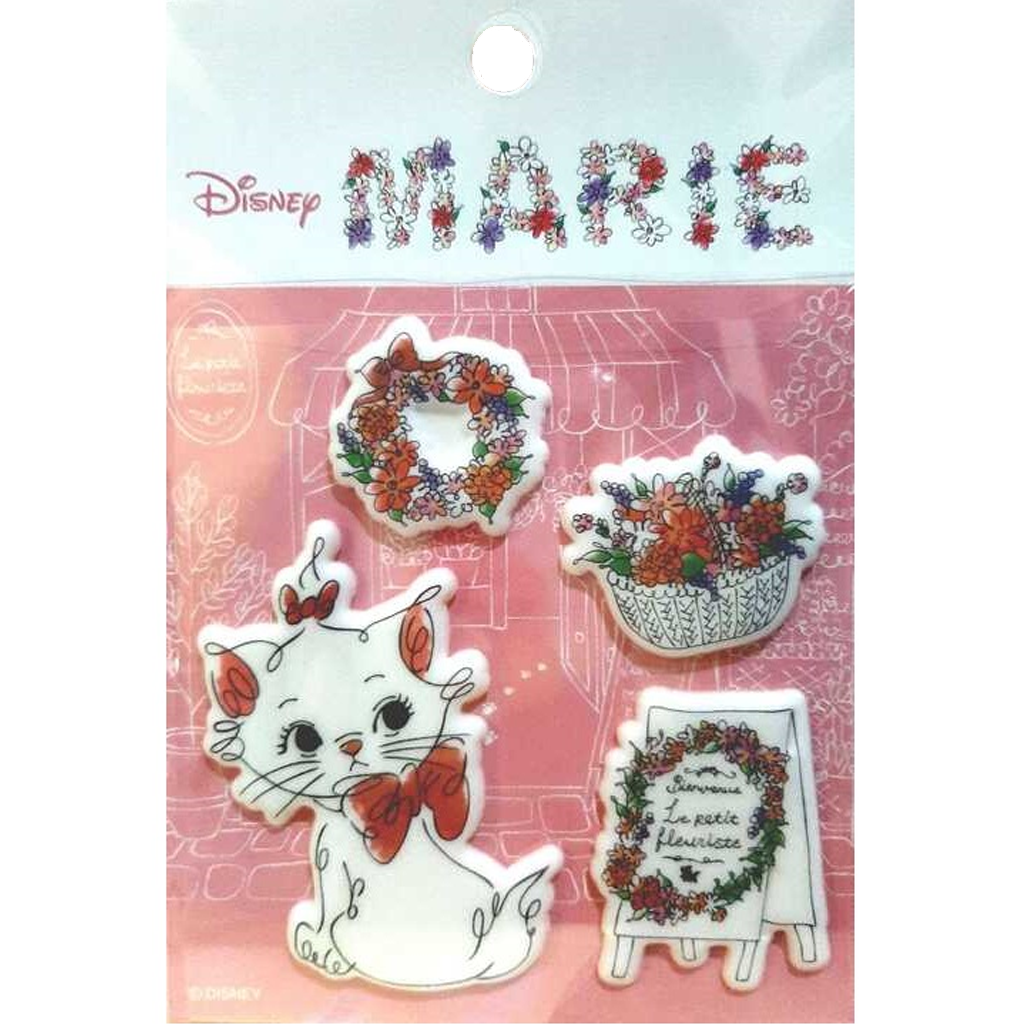 Disney Marie Cat White Hard Sticker