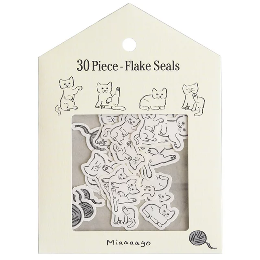 Ryu-Ryu Miagoo Theme White Flake Sticker