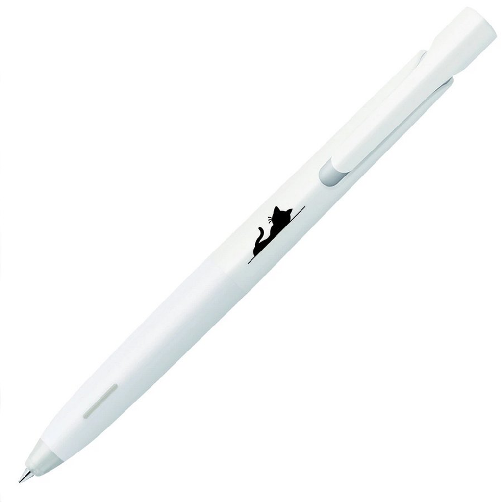 Zebra Bren Emulsion Ballpoint Pen 0.5mm White Shaft Color Cat