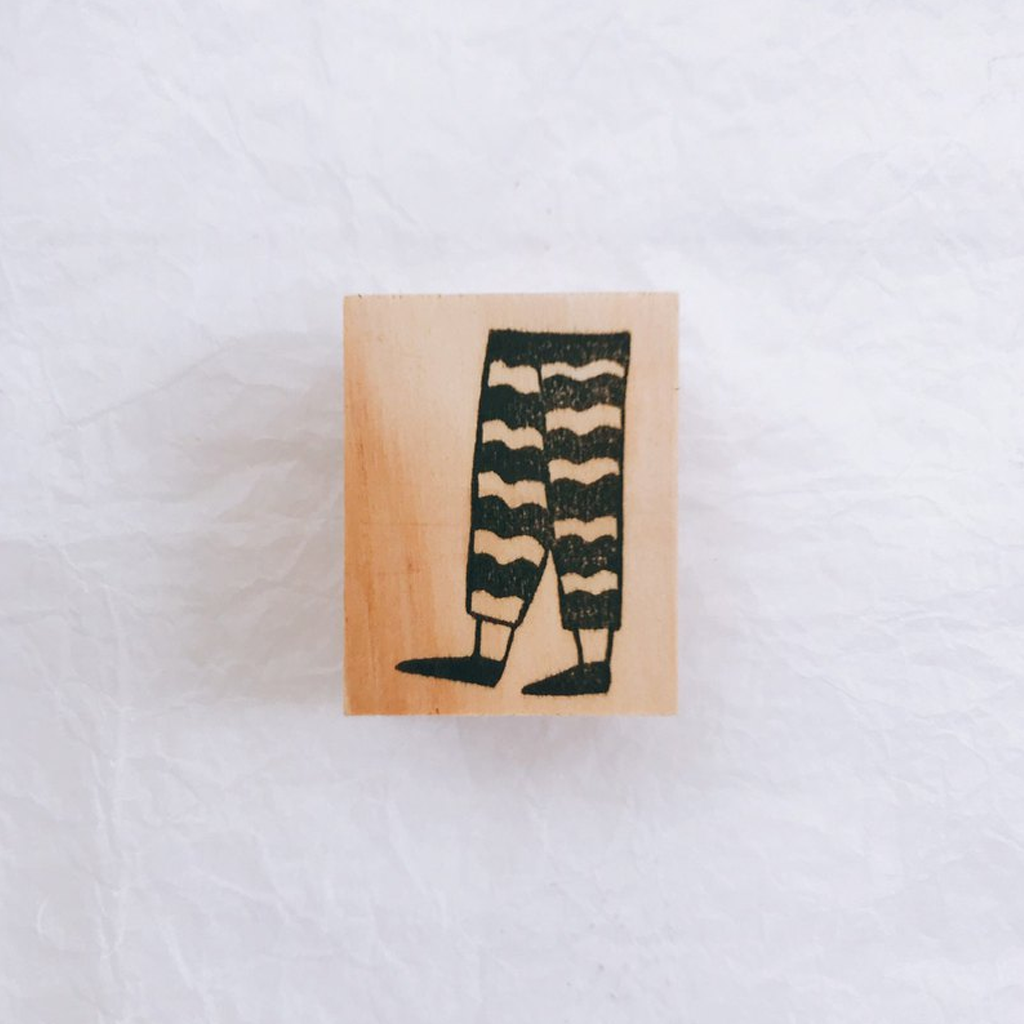 Gai Na Rubber Stamp - Walking Series 002