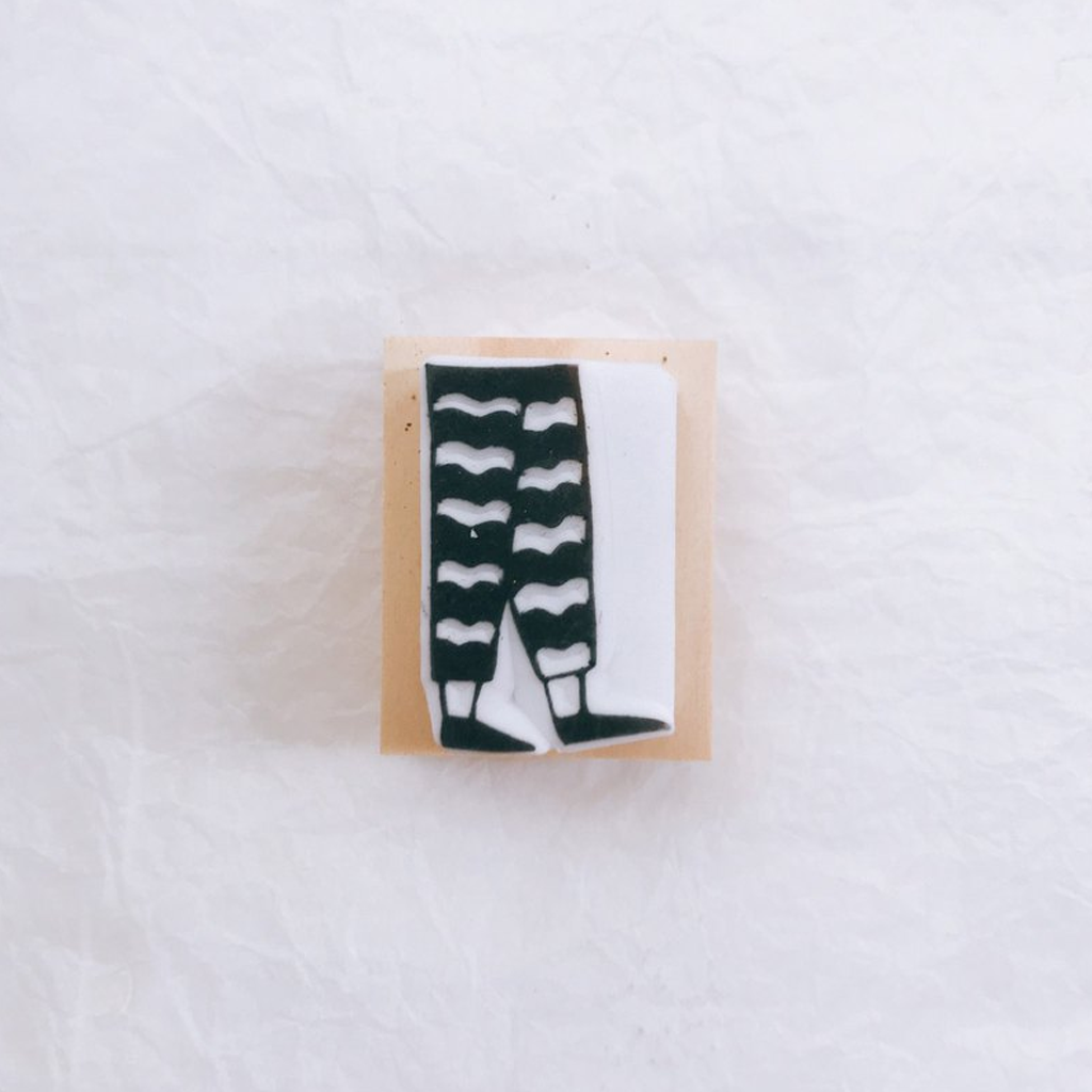 Gai Na Rubber Stamp - Walking Series 002