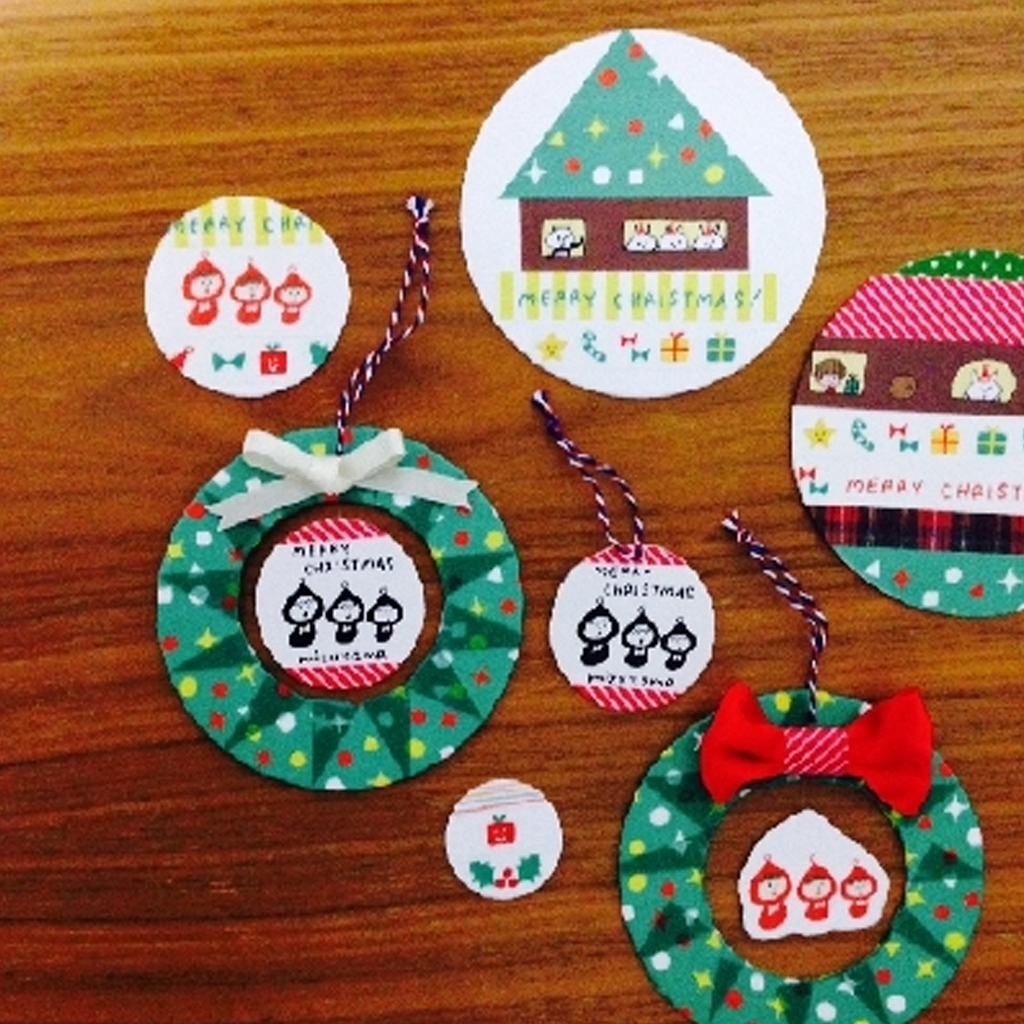 Mizutama Masking Tape Christmas Window